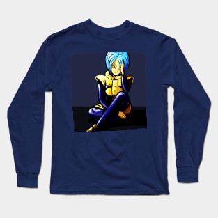 The Blue Haired Genius Long Sleeve T-Shirt